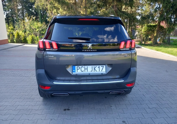 Peugeot 5008 cena 93800 przebieg: 188000, rok produkcji 2018 z Chodzież małe 466